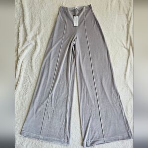 Ripley Rader Wideleg Ladylike Velvet Pants - Silver Sz 3 (M) NWT
